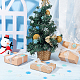 Olycraft 180 個樹脂雪片デコレーション雪片オーナメント小さな樹脂雪片クリスマススノーフレーククラフト装飾冬 DIY 工芸品ツリーホームパーティーウィンドウ装飾 (グリーン)  ブルー  晴れ） RESI-OC0001-43-6