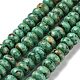 Brins de perles turquoises africaines naturelles (jaspe) G-E185-02-1