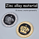 Zinc Alloy Car Stickers DIY-FH0001-010-5