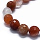Rouge naturel quartz brins de perles G-G927-34-3