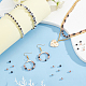 Pandahall elite 500pcs 5 couleurs rack placage perles en laiton KK-PH0005-33B-4