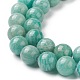 Chapelets de perles en amazonite naturelle G-F461-12-8mm-01-3