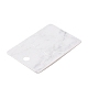 Rectangle Marble Paper Jewelry Display Cards with Hanging Hole CDIS-C004-08C-3