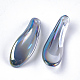 Electroplate Glass Pendants EGLA-S175-03E-2