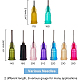 Benecreat juego de botellas aplicadoras de punta de precisión para diy multipropósito - 8 botellas de 1 onzas / 1.7 onzas CON-BC0003-13-4