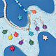 NBEADS 100 Pcs Turquoise Turtle Beads PALLOY-NB0003-94-4
