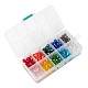 10 Colors Electroplate Glass Beads EGLA-JP0002-01B-8mm-3