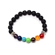 7 bracelets de cristaux de chakra pour hommes femmes BJEW-SZC0002-02-1