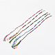 Braided Silk Thread Bracelets BJEW-N0032-04-1