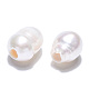 Perlas naturales abalorios de agua dulce cultivadas PEAR-N020-07E-3
