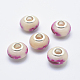 Perles européennes artisanales en pâte de polymère CLAY-K002-A26-1