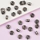Perles séparateurs en laiton avec strass&nbsp;RB-A014-Z7mm-01B-2