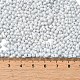 Непрозрачные цвета блестящие стеклянные бусины SEED-B001-01A-09-4