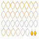 Chgcraft 30pcs 3 colores aleación abierta bisel trasero grandes colgantes FIND-CA0008-43-1
