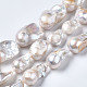 Fili di perle di keshi di perle barocche naturali A22R9011-01-2