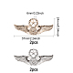 Chgcraft 4 шт. 2 цвета сплав орлиное крыло с брошью в виде звезды JEWB-CA0001-42-2