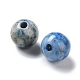 Perles en lapis-lazuli naturel G-K311-02A-4mm-3