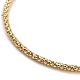 Brass Popcorn Chain Necklaces NJEW-P256-01G-2