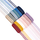 Benecreat 13 色非弾性レースのトリム  ジュエリー作り用ポリエステルリボン  ミックスカラー  5/8インチ（16mm）  5ヤード(4.57m)/ロール  1ロール/カラー  13色セット OCOR-BC0001-47-1