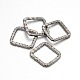 Square Barrel Plated Iron Linking Rings IFIN-N3299-22P-1