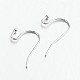 Brass Earring Hooks for Earring Designs KK-M142-01P-RS-1