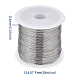 BENECREAT 26 Gauge(0.4mm) 124.6 Feet(38m) Tiger Tail Beading Wire 316 Stainless Steel Wire for Outdoor TWIR-BC0001-36E-2