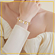 Benecreat 12 pièces bouledogue perles en laiton micro pavé cubique zircone chiot perles 4 couleurs pour bijoux bracelet bricolage artisanat ZIRC-BC0001-14-6