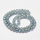 Electroplate Glass Beads Strands EGLA-F108-D03-2