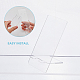 HOBBIESAY Universal Clear Acrylic Mobile Phone Stand Holders Portable Tablets Holder Desktop Mobile Phone Holder Durable Phone Holder Dock Desk Accessories for Home Office AJEW-WH0314-20-5