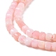 Rosa naturale perline opale fili G-C009-B18-4