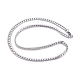 Men's 304 Stainless Steel Cuban Link Chain Necklaces NJEW-G340-13P-2