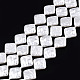 Hilos de cuentas de perlas de imitación de plástico abs KY-N015-03-B01-1