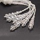 Glass Bead Lariat Necklaces NJEW-O059-04O-2