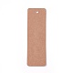 空白のクラフト紙カード  DIYブックマークカード  長方形  淡い茶色  142~145x46~47x0.3~0.4mm  穴：5mm DIY-WH0134-C02-1