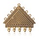 Tibetan Style Alloy Chandelier Components Links PALLOY-O062-08AG-1