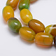 Natural Agate Bead Strands G-K143-A-18x13mm-06-3