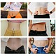6Pcs 6 Color 304 Stainless Steel Curved Belly Ring Hoop JX496A-01-7