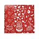 Adesivi sigillanti in carta patinata a tema natalizio DIY-A018-06B-1