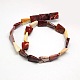 Natural Twist Rectangle Mookaite Beads Strands G-L255-05-2