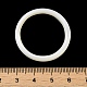 ナチュラルホワイトシェルリンクリング  リング  ホワイトスモーク  33x3.5mm  内径：26mm SSHEL-M022-06C-3