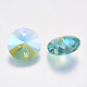 Faceted Glass Rhinestone Charms RGLA-F049-8mm-202PS-2