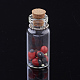 Decoraciones pendientes de cristal de la botella que desea AJEW-P064-01-2