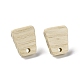 Boucles d'oreilles en bois de frêne EJEW-N017-011A-2