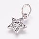 Thai 925 Sterling Silver Charms STER-G018-06P-1
