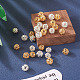 Pandahall 30 шт. 6 стильные латунные бусины KK-TA0001-24-6