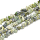 Chapelets de perles en serpentine naturelle G-S314-17-1