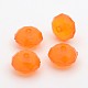Faceted Rondelle Imitation Jelly Acrylic Beads JACR-P001-8mm-13E-1