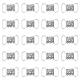 20 шт. пряжки из латуни со стразами FIND-CA0008-35B-1