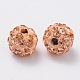 Pave Disco Ball Beads RB-A170-8mm-1-2