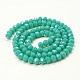 Chapelets de perles en verre imitation jade X-GLAA-D037-6mm-10-2